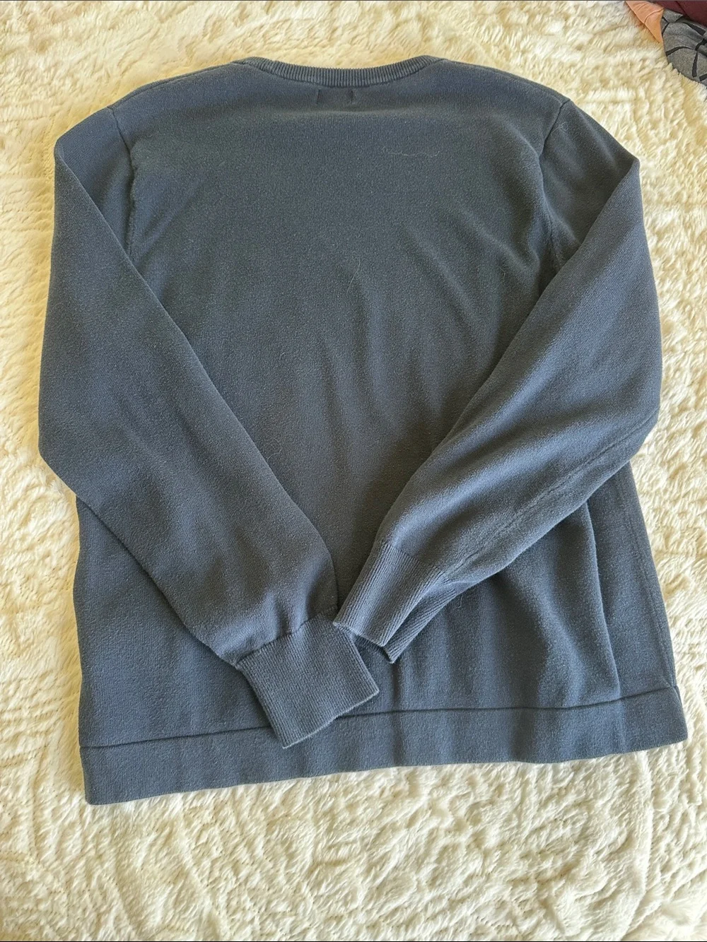 J. Crew Men's Navy Crewneck Sweater